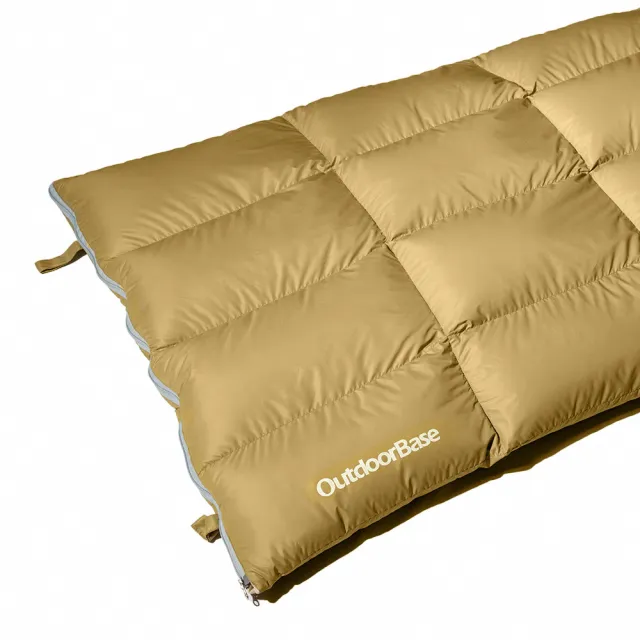 【Outdoorbase】天光羽絨睡袋650g RDS認證頂級650FP 90%鴨絨(露營 登山 羽絨睡袋 露營睡袋 輕量登山睡袋)