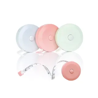 【沐日居家】伸縮捲尺 5入 捲尺 迷你捲尺(軟尺 量尺 隨身尺 小捲尺)