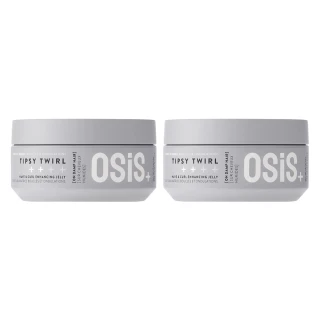 【Schwarzkopf 施華蔻】OSIS+ Tipsy Twirl 鬆捲凍 300ml - 2入組(國際航空版)