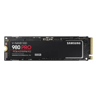 【SAMSUNG 三星】980 PRO 500GB M.2 2280 PCIe 4.0 ssd固態硬碟(MZ-V8P500BW)讀6900M/寫5000M