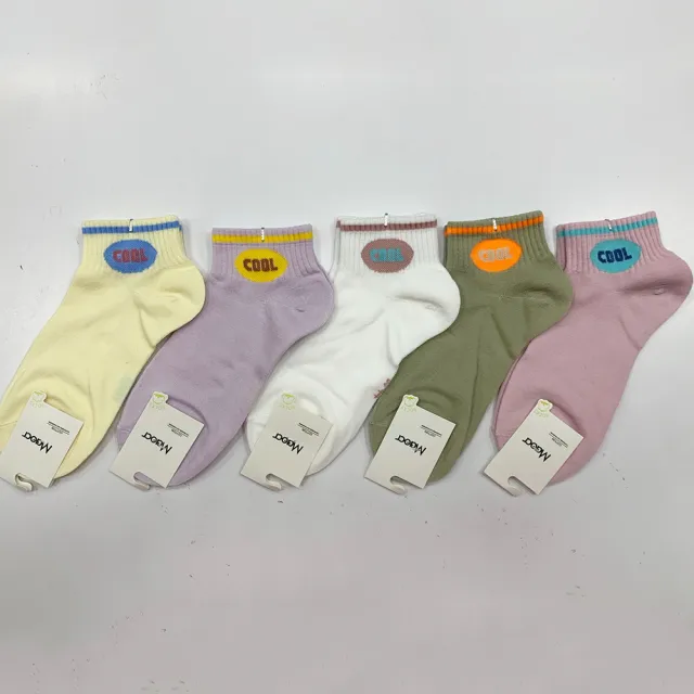 【Socks Form 襪子瘋】5雙組-日系棉質短襪(踝襪/棉襪/船型襪/女襪)