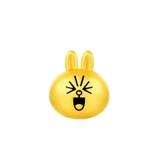 【周大福】LINE FRIENDS系列 開心兔兔Cony黃金路路通串珠