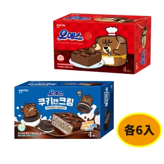 【海太】韓國明星海太脆皮黑森林巧克力蛋糕綜合12入組