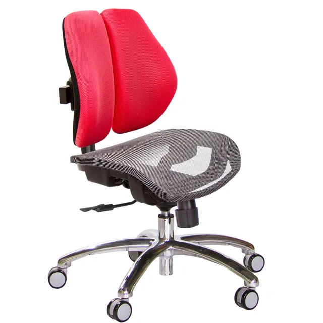 【GXG 吉加吉】低雙背網座  鋁腳/無扶手 電腦椅(TW2803 LUNH)