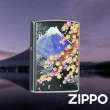 【Zippo官方直營】絢麗櫻花富士山防風打火機(美國防風打火機)