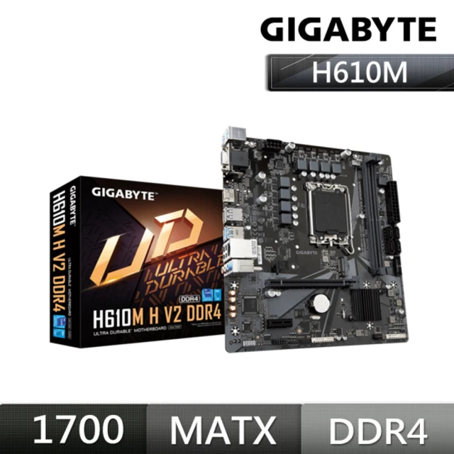 GIGABYTE 技嘉GIGABYTE 技嘉 H610M H V2 DDR4 主機板
