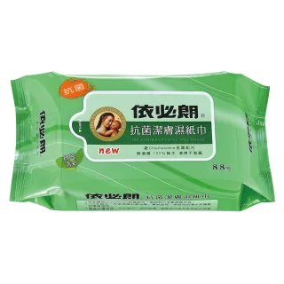 【IBL 依必朗】抗菌潔膚濕紙巾 綠茶清新88抽