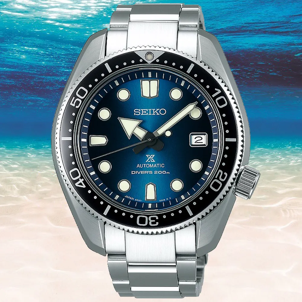 【SEIKO 精工】PROSPEX系列 DIVER SCUBA 潛水機械腕錶 母親節 禮物  SK042(SPB083J1/6R15-04G0B)