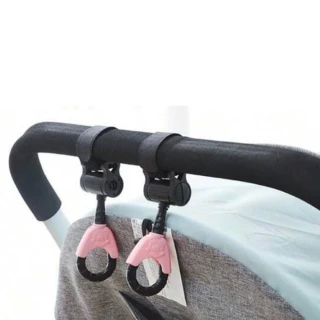 【WOONUE】1入高質感360度多功能掛鉤(適用嬰兒兒童電動滑板車前掛鉤配件)