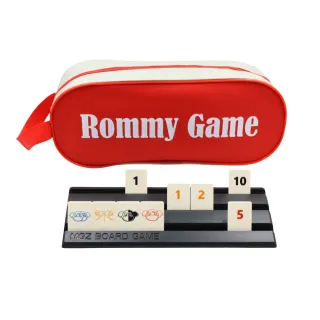 【漫格子】Rommy 數字遊戲 以色列麻將  袋裝變臉大牌標準2-6人(數字遊戲 益智桌遊 以色列麻將)