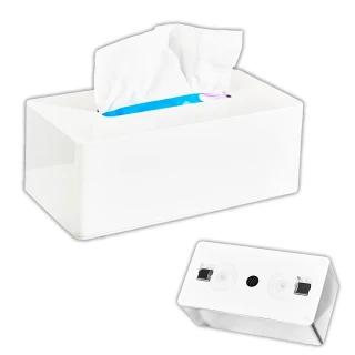 【E7SHOP】日系極簡風 磁吸抽取式面紙盒(兩用式 磁吸 無痕背膠 壁掛衛生紙盒 磁吸面紙盒 面紙盒)
