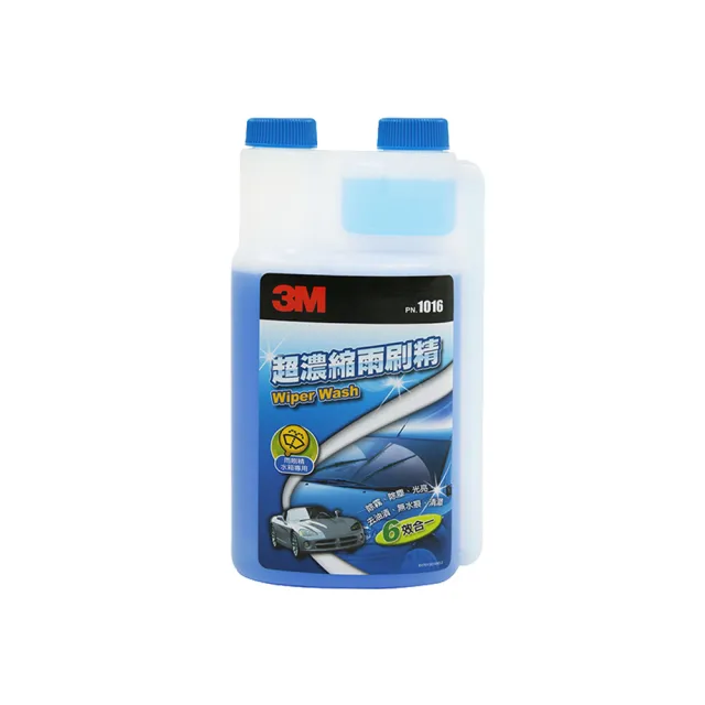 【3M】雨刷精 超濃縮雙頭 PN1016 六入組(車麗屋)