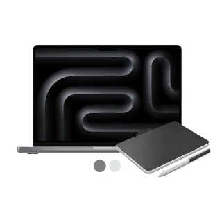 【Apple】Wacom藍牙繪圖板★MacBook Pro 14吋 M3晶片 8核心CPU與10核心GPU 8G/512G SSD