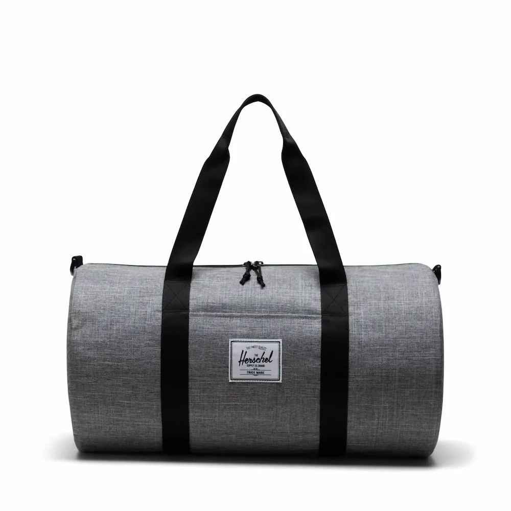 【Herschel】官方直營 肩背包 行李袋 大容量圓筒包 Classic™ Gym Bag 淺灰 28L