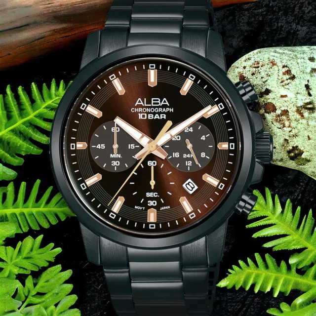【ALBA】ACTIVE系列 三眼計時手錶 618年中慶(VD53-X399SD/AT3J69X1)