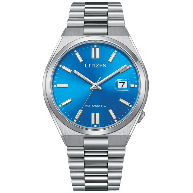 【CITIZEN 星辰】Mechanical系列 PANTONE限定款 炫光藍 機械腕錶 母親節 禮物(NJ0158-89L)