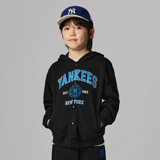 MLB 童裝 帽T Varsity系列 紐約洋基隊(7AHDV0241-50BKS)
