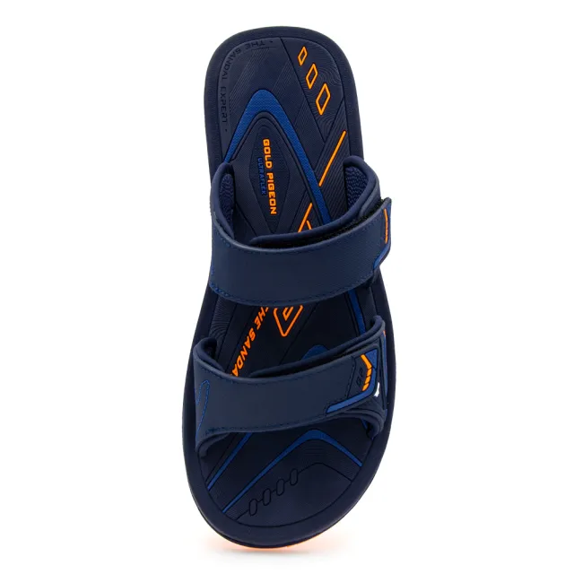 【G.P】男款高彈性舒適雙帶拖鞋G9359M-藍色(SIZE:40-44 共二色)