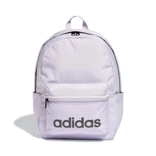 【adidas 愛迪達】W L ESS BP 後背包 雙肩背包 上課書包 運動 休閒 淺紫(IR9931)