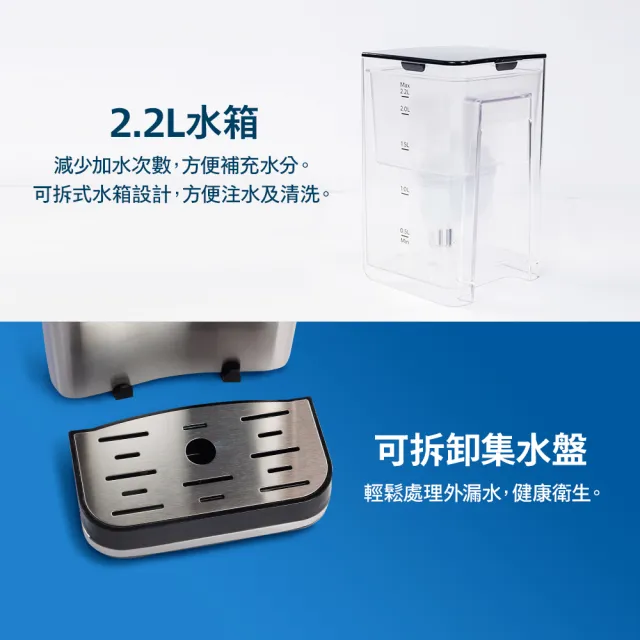 【Philips 飛利浦】2.2L免安裝瞬熱濾淨飲水機(ADD5910M)(主機內含濾心)+濾芯3入