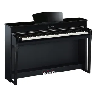 【Yamaha 山葉音樂】CLP735 黑色烤漆 88鍵 數位鋼琴 電鋼琴(送耳機/鋼琴保養油/琴椅/保固一年)