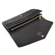 【Louis Vuitton 路易威登】M82257 經典SARAH系列Empreinte牛皮信封式長夾(黑色)