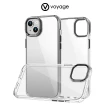 【VOYAGE】iPhone 15 Plus 6.7 抗摔防刮保護殼-Pure Frame-透明(２合１吸震複合式材料製程)