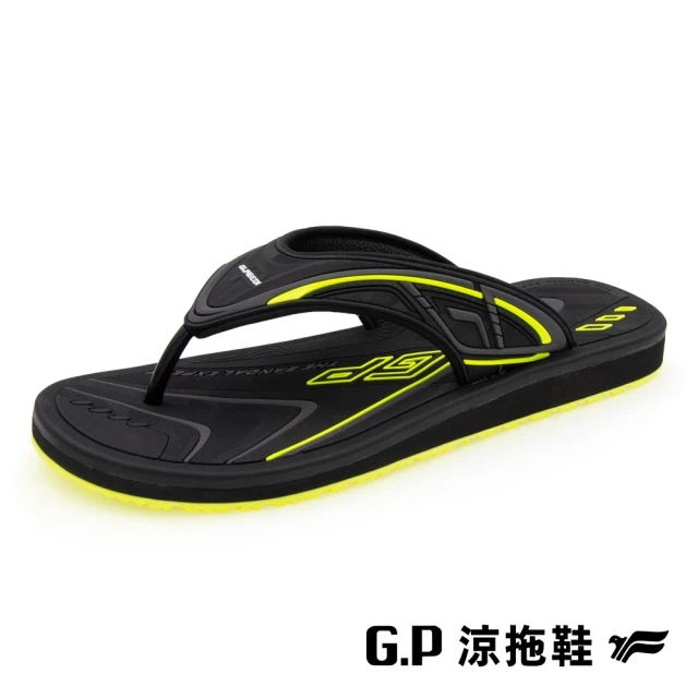 G.P 男款高彈性舒適夾腳拖鞋G9387M-綠色(SIZE:40-44 共三色)