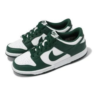【NIKE 耐吉】休閒鞋 Dunk Low GS Varsity Green 大童 女鞋 綠 白 經典(CW1590-102)