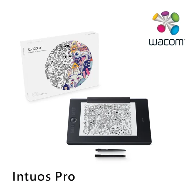 Wacom】Intuos Pro Large 雙功能創意觸控繪圖板(PTH-860/K1-C) - momo