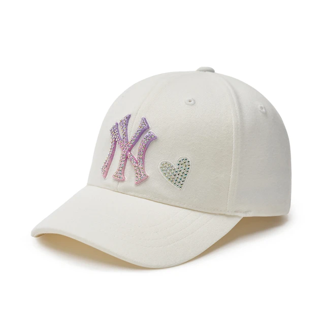 MLB 童裝 可調式水鑽棒球帽 童帽 紐約洋基隊(7FCP4