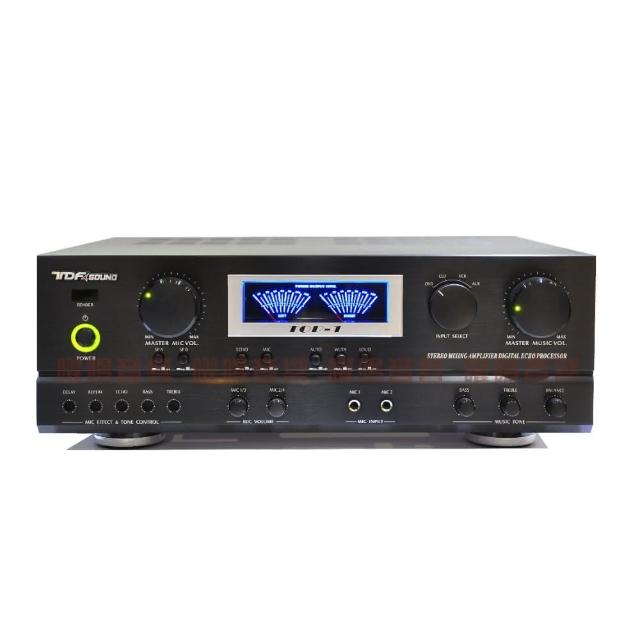 【TDF】TOP-1 歌唱綜合擴大機(AB組喇叭選擇ECHOON/OFF選擇雙VU輸出電壓指示錶/音響設備)