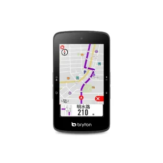 【BRYTON 官方直營】Bryton Rider S800E GPS自行車錶 含保護套、保護貼(3.4吋大螢幕)