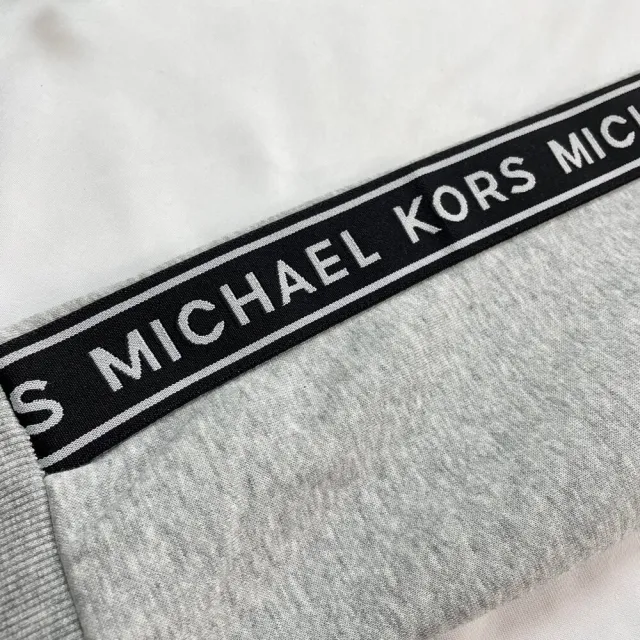 【Michael Kors】Michael Kors 棉外套 MK 串標 刷毛 連帽 男版 單拉鍊 刷毛 外套