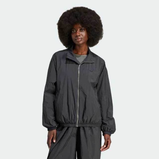 adidas 愛迪達 外套 女款 運動外套 風衣外套 NYLON WINDBREAK 黑 IT6726