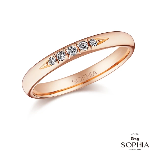 蘇菲亞珠寶 摩登時代系列一 14K金 鑽石對戒-女戒品牌優惠