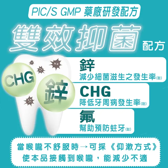 【Shiteh 西德】口舒爽 漱口水-雙效抑菌(600mlx3瓶)
