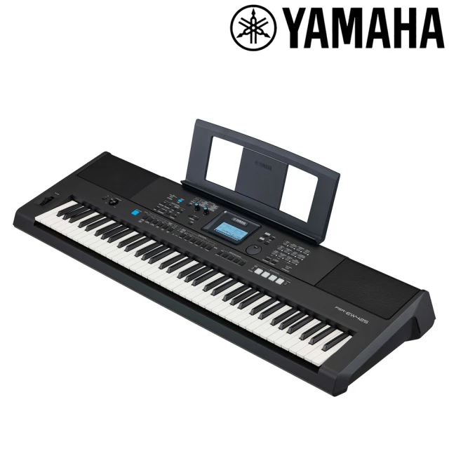 Yamaha 山葉音樂 寬音域進階款76鍵多功能電子琴學習套裝組 / 公司貨保固(PSR-EW425)