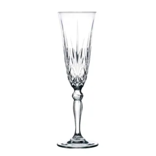 【RCR】無鉛水晶玻璃笛型香檳杯 紅白酒杯 高腳杯(MELODIA160ml 調酒杯 烈酒杯 雞尾酒杯 KAYEN)