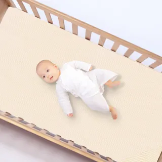 【Gennies 奇妮】機能恆溫抗菌嬰兒床墊 抗菌防螨 彈力減壓 新生寶寶推薦(有機棉)