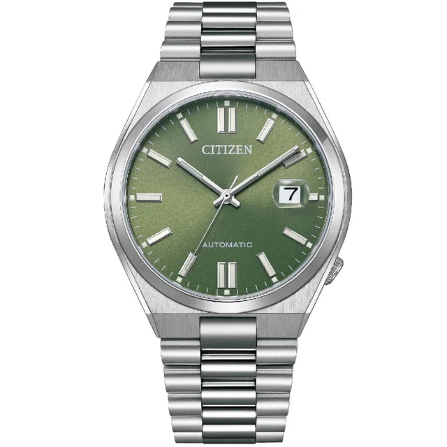 CITIZEN 星辰CITIZEN 星辰 PANTONE 聯名款 經典紳士時尚自動上鍊機械錶-40mm/橄欖綠(NJ0158-89Z)