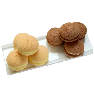 【美食村】北海道冰心蛋糕原味/巧克力任選8盒組(8入/盒)