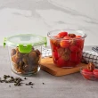 【CorelleBrands 康寧餐具】Snapware Eco Clean可拆扣玻璃保鮮罐720ml-2入組