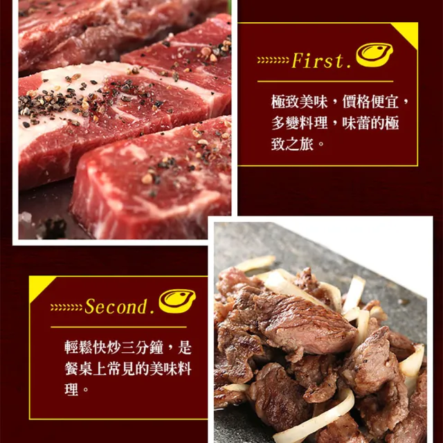 【享吃肉肉】美澳紐超值福利牛肉6包(500g±5%/包)