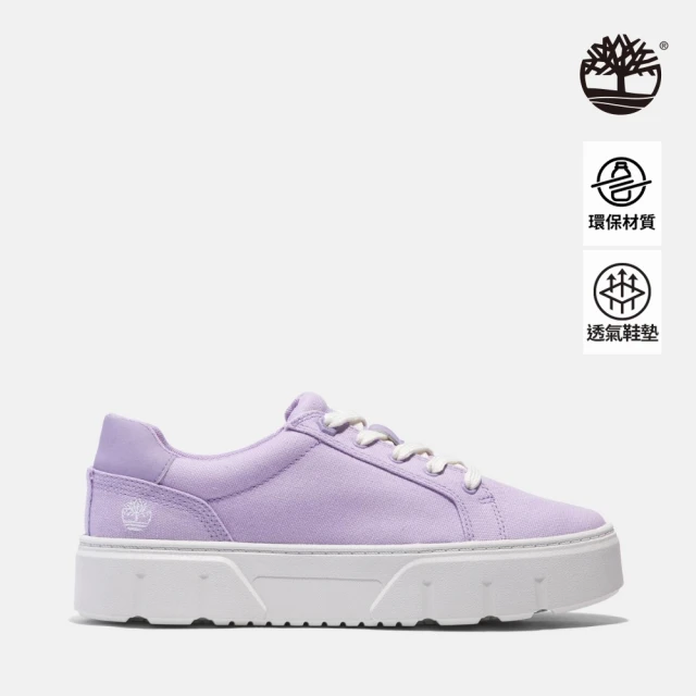 Timberland 女款紫色低筒防水健行鞋(A5ZT8EQ