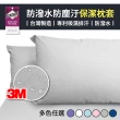 【寢室安居】護理級防潑水防蹣抗菌保潔枕套(一對 x 2組)