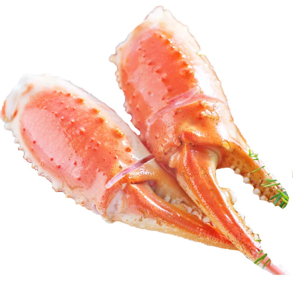 【上野物產批發館】3包 日本進口 半殼熟凍鮮甜雪蟹鉗(100g±10%/約10支/包)