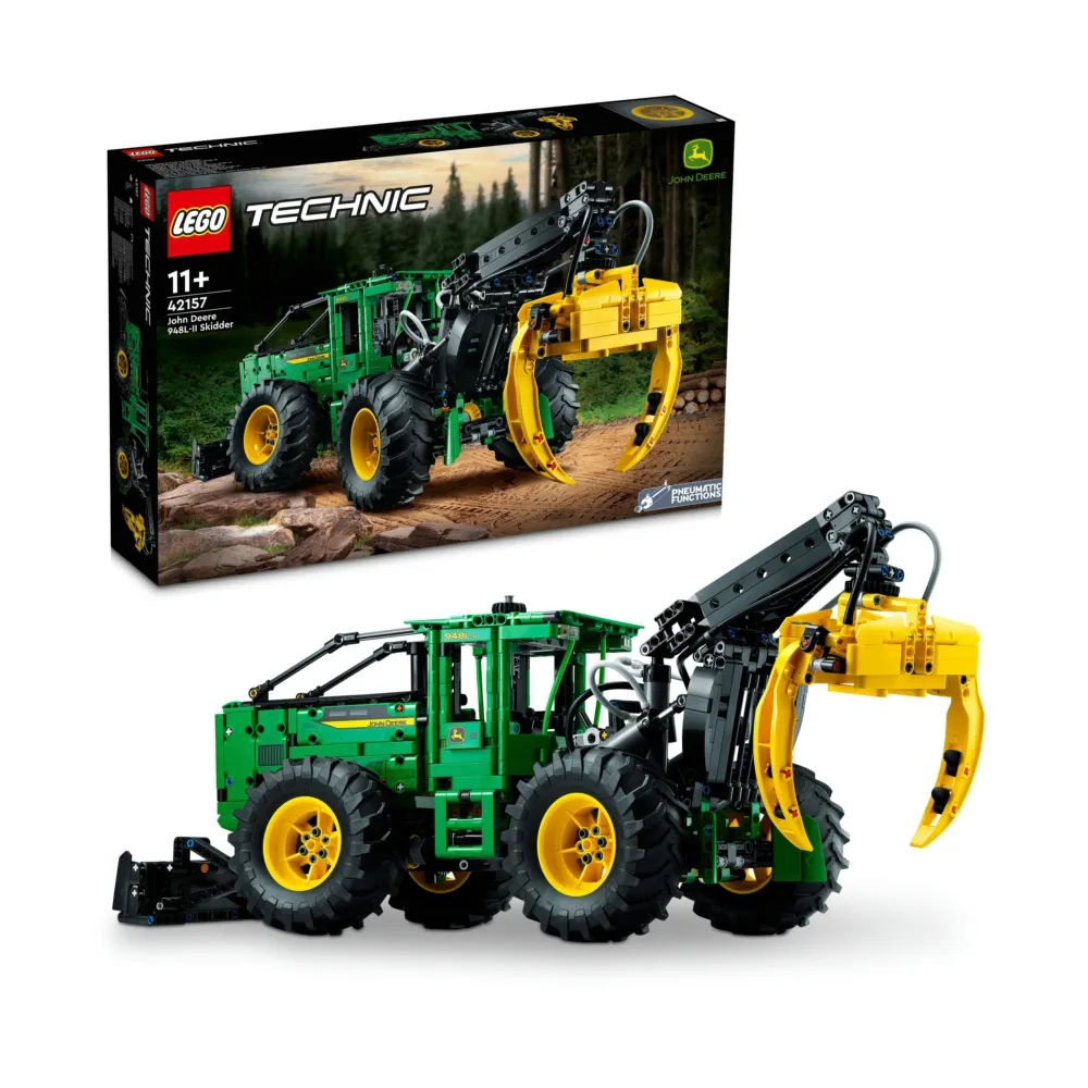 【LEGO 樂高】科技系列 42157 John Deere 948L-II Skidder(工程車 集材機)