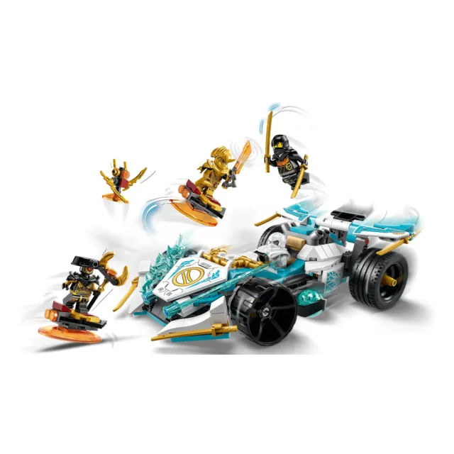 【LEGO 樂高】旋風忍者系列 71791 冰忍的龍威旋風忍術賽車(忍者積木 兒童玩具)