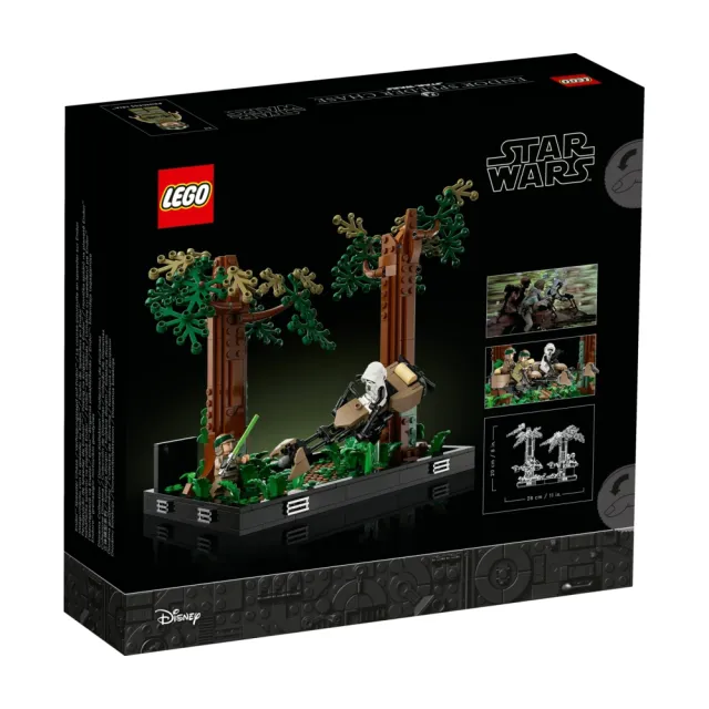 【LEGO 樂高】星際大戰系列 75353 Endor Speeder Chase Diorama(莉亞公主和路克天行者 Star Wars)